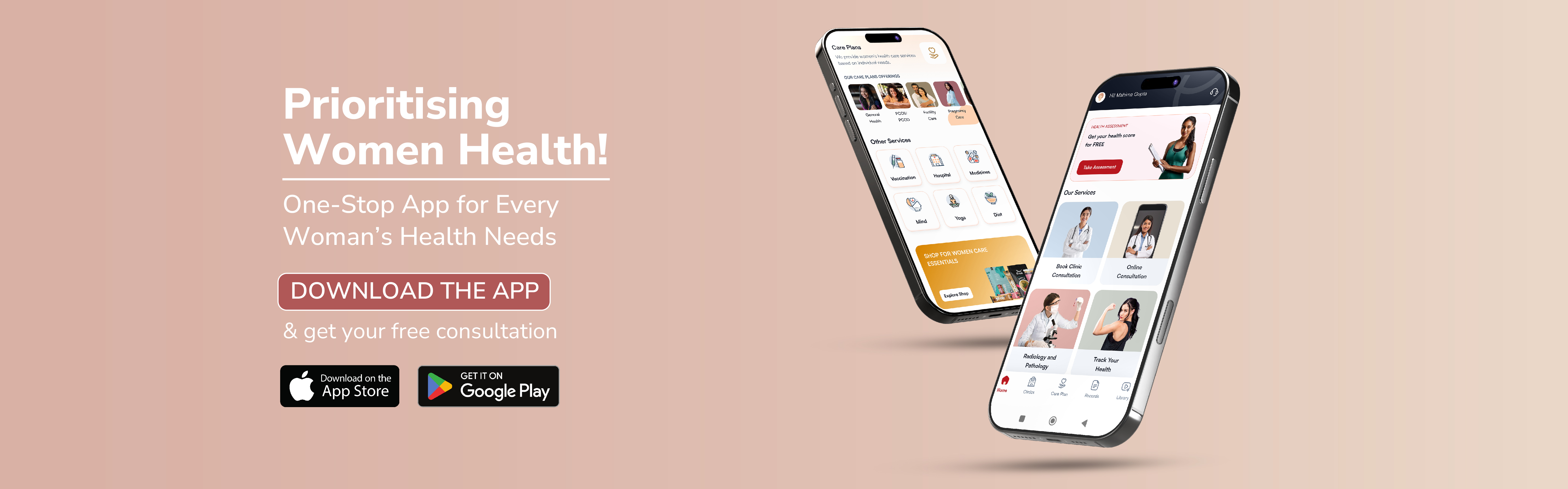 Women Health App Banner